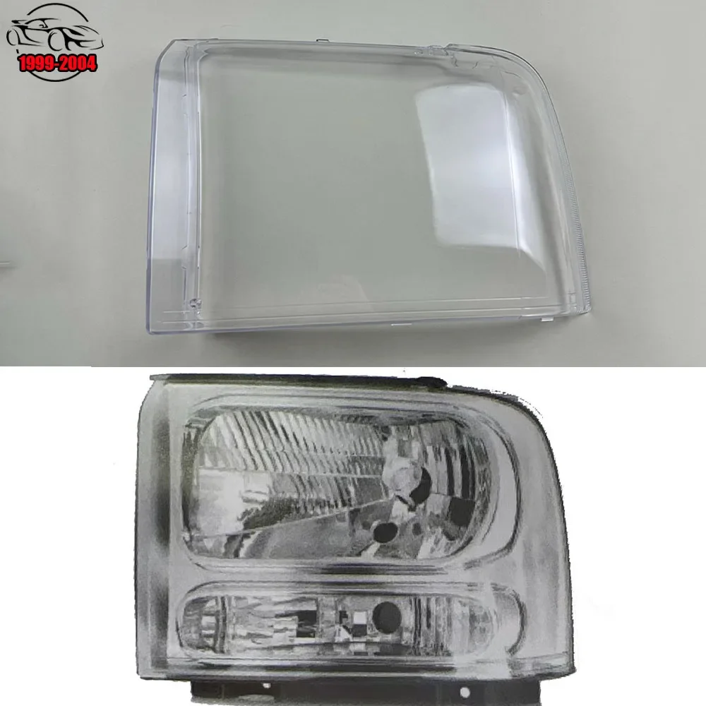 

For Ford F250 ( US Version ) 1999-2004 Headlamp Cover Transparent Headlight Shell Lens Plexiglass Replace Original Lampshade