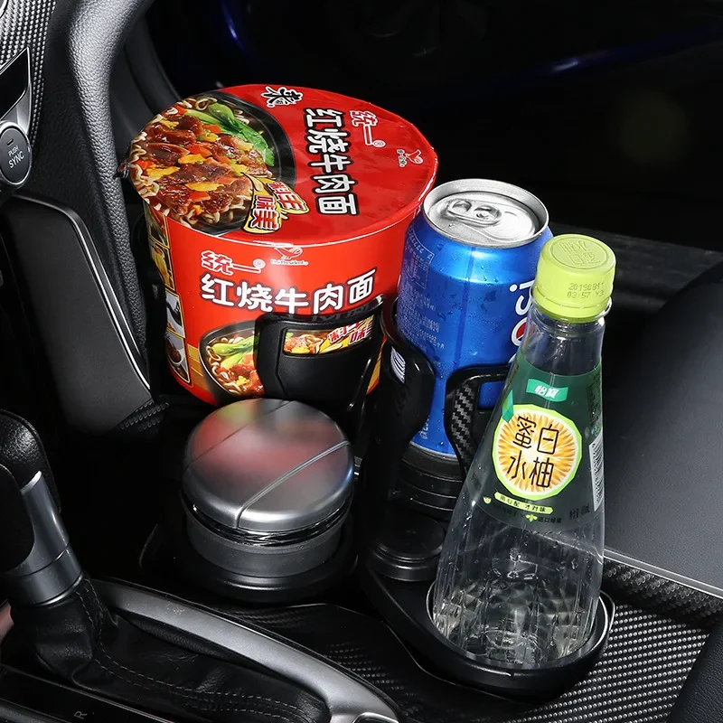 2 In 1 Multifunctional Car Cup Holder Expander Adapter Base Tray Car Drink Cup Bottle Holder AUTO Car Stand Organizer image 3