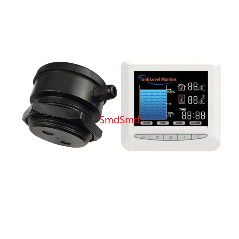 TLC-2101WL Wireless Ultrasonic Sensor Multifunctional Intelligent Display 10-250 cm Container Controller Level Alarm