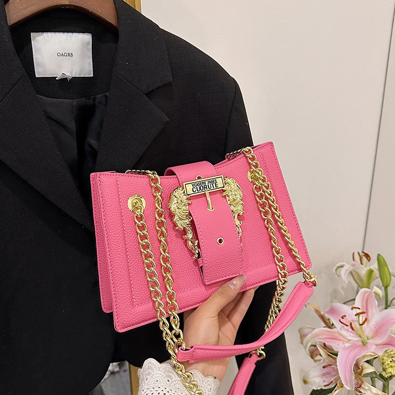 

Genuine Leather Ladies Shoulder Bag by Luxury Brand - Women's Crossbody Messenger Handbags Classic Elegant Fashion