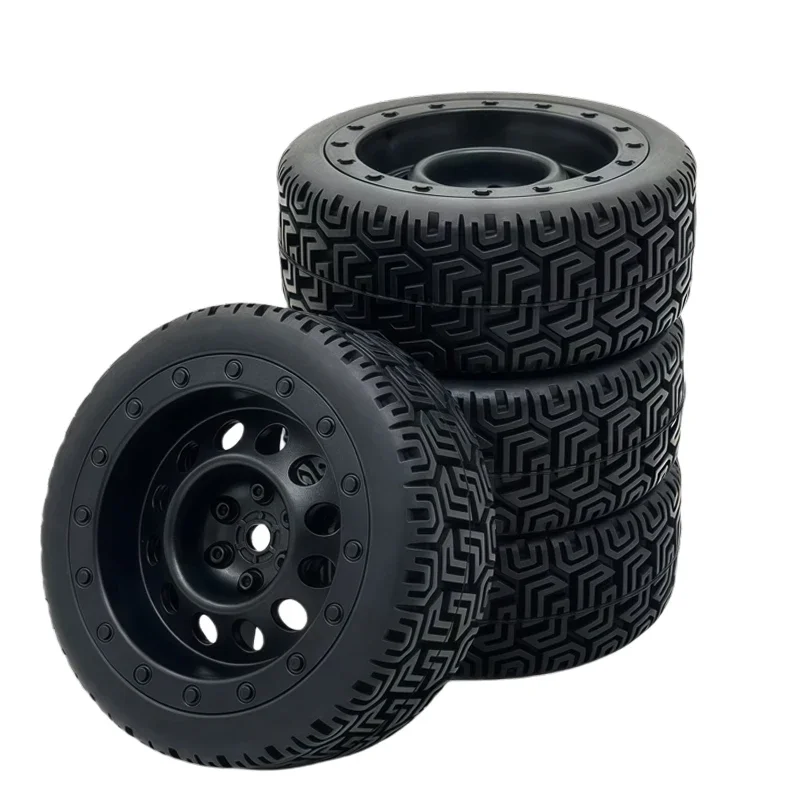 

RC Model car 1/10 flat running road racing tire TT01 strong grip and wear-resistant 70MM nylon hub