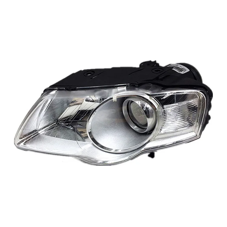 1pcs car bumper Magotan headlamp for Volkswagen Passat B6 headlight 2007~2011car accessories head lamp for VW passat fog light