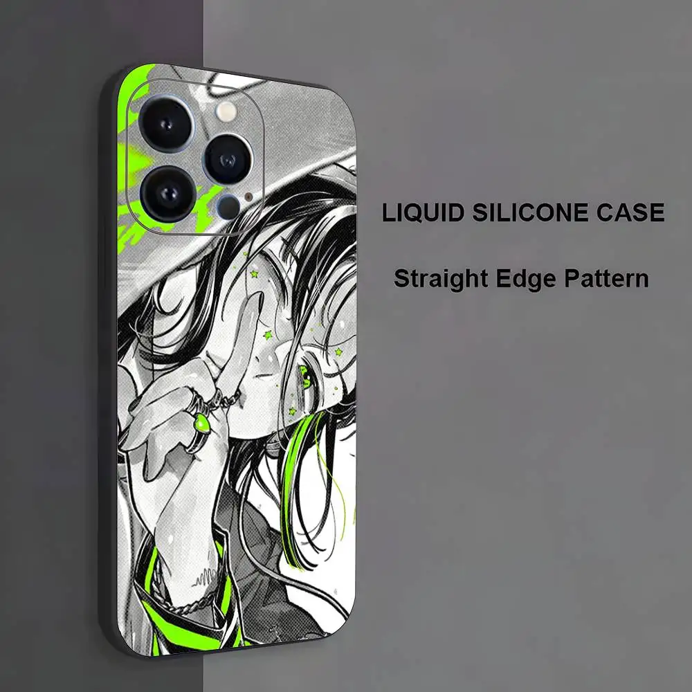 الرجل الذي كان اهتمامًا في حافظة الهاتف لهاتف iPhone 17,16,15,14,13,12,11، Pro Max، XS، X، XR، SE، Mini، 8، 7، غطاء أسود من السيليكون الناعم