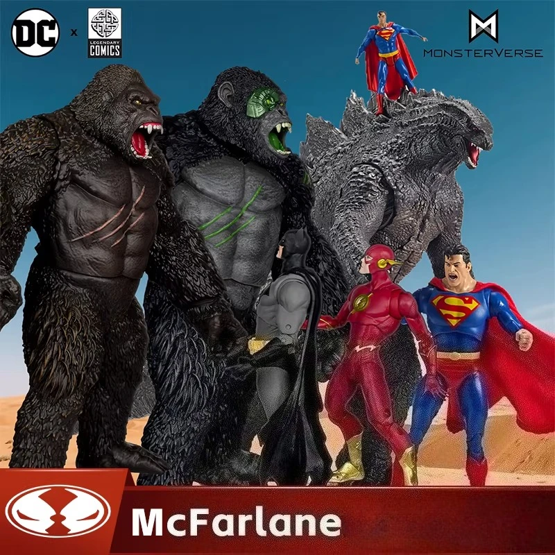 

Совершенно новая коллекционная фигурка Mcfarlane: Супермен против Годзиллы и Кинг-Конга, модель ручной работы, игрушка из фильма, подарок на день рождения.