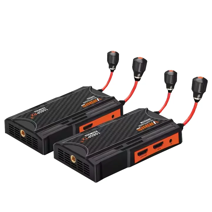 

Беспроводной передатчик и приемник HDMI VRRIIS 900S Pro, 300 метров, с аккумулятором, низкая задержка, для прямых трансляций, HD, USD218