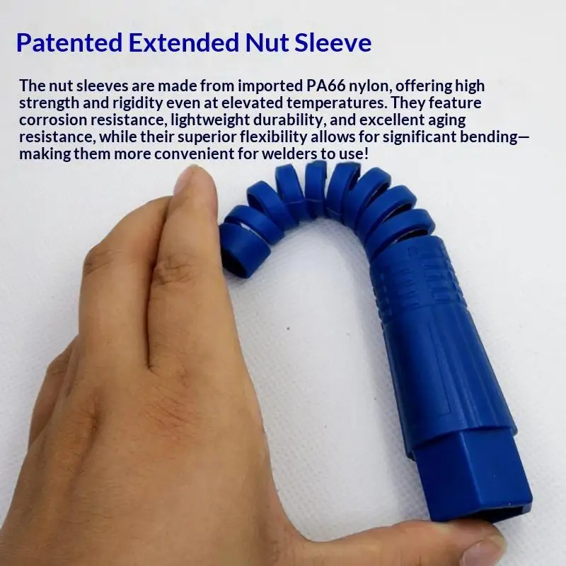 For QQ150A For TIG For Torch Nut Cover Made From PA66 Nylon To Support Reliable Use In Demanding Welding Conditions
