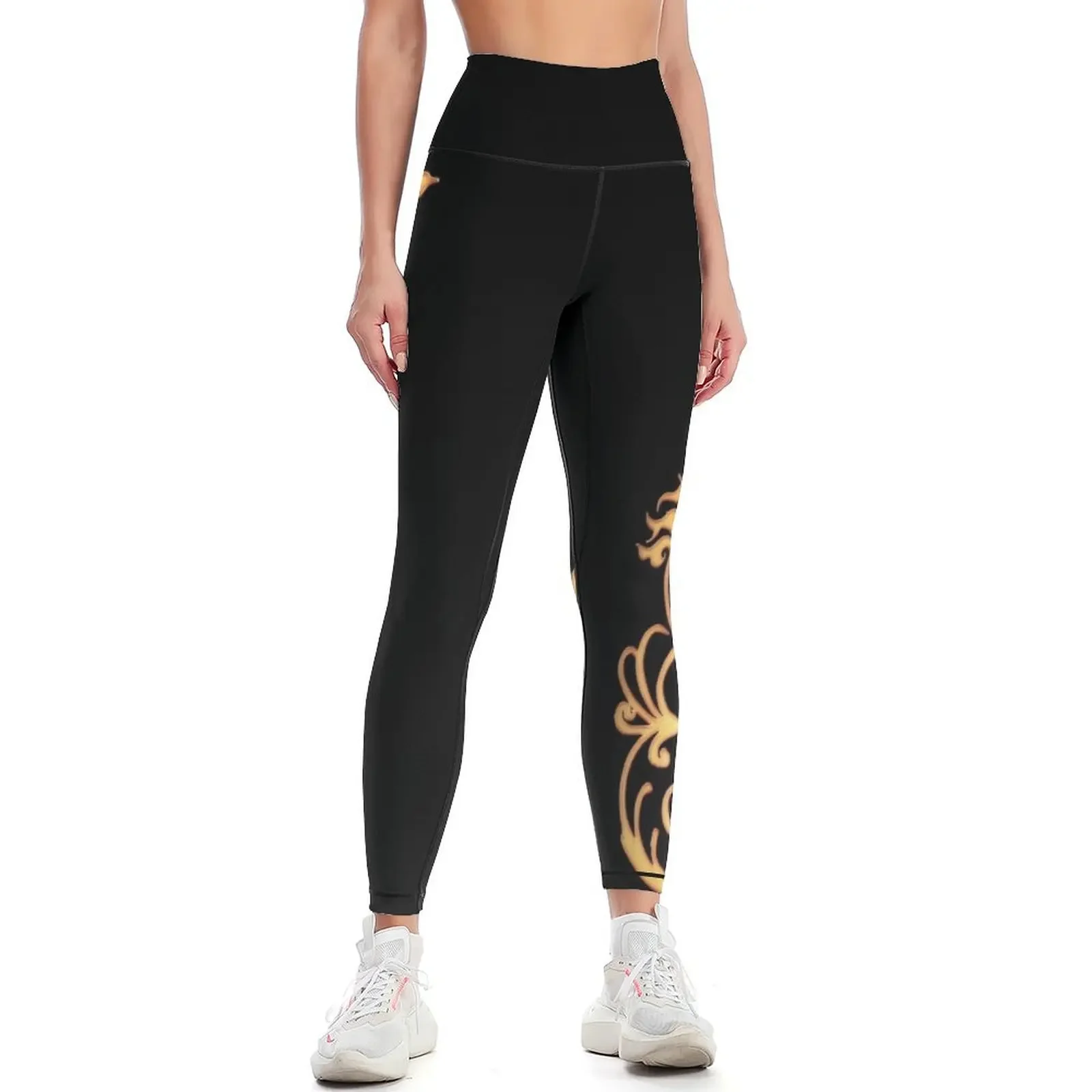 

Lunafreya's journal design (Black) Leggings Women's push up push up legging legging push up fitness set gym Womens Leggings