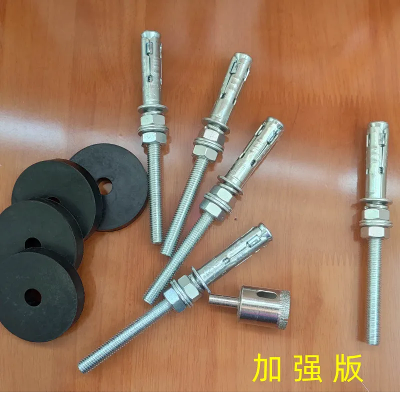 High Strength Expansion Screw Shock Absorb Rubber Pad Wall Mount Washer Fitting