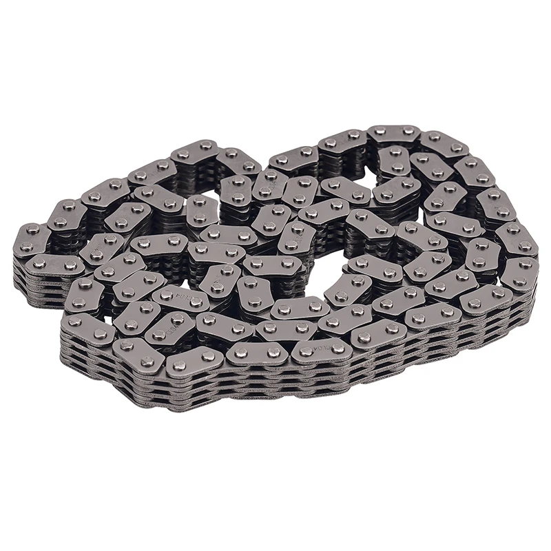 Road Passion 4+5 112 Links Crankshaft Cam Timing Chain Motorcycle Parts For SUZUKI DR250 GN250 LT250EF GZ250 TU250 DR GN LT 250