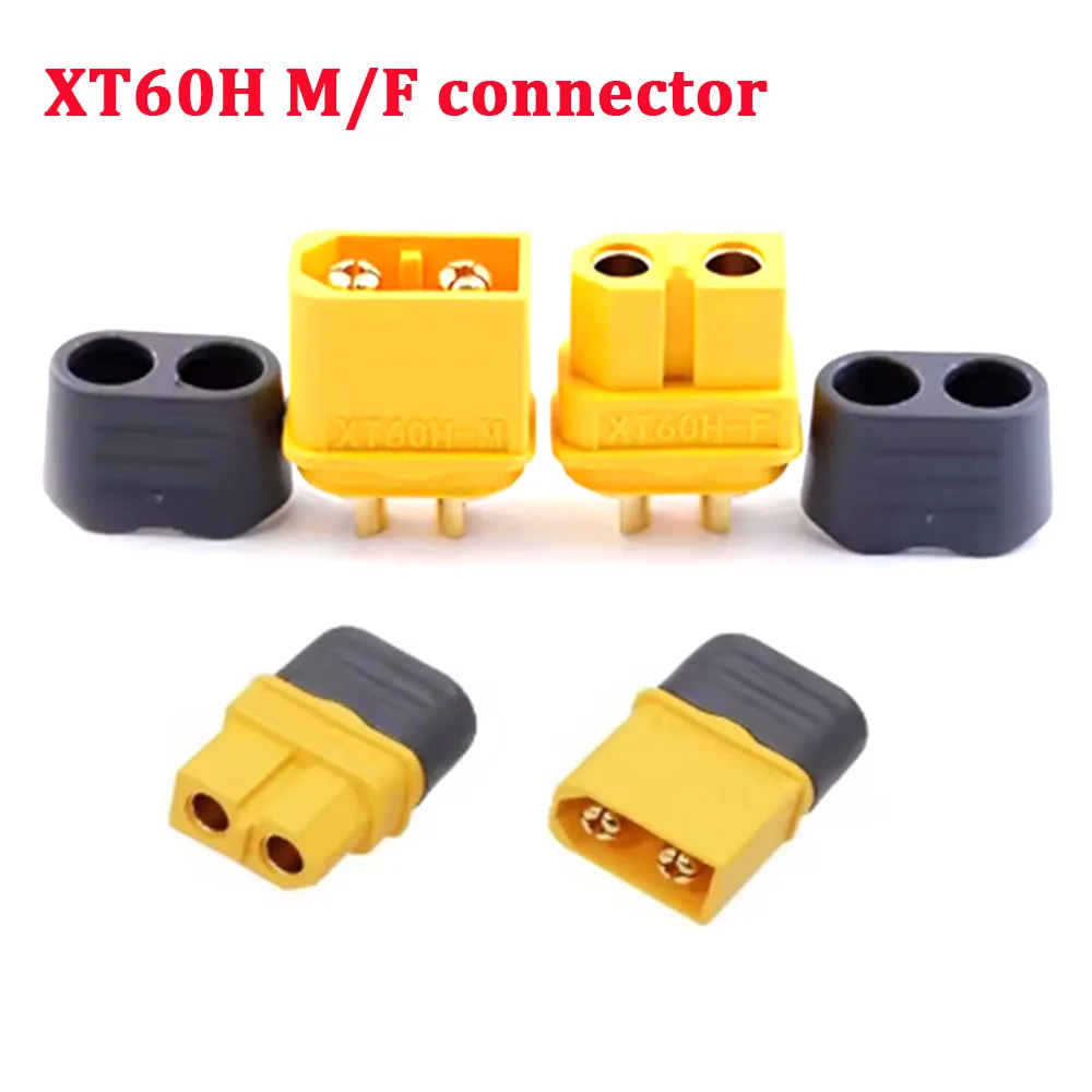

10Pair XT60H(XT60 Uograde)Male Female Bullet Connector Plug with Sheath Housing for RC Lipo Battery cars fpv drones Airplane car
