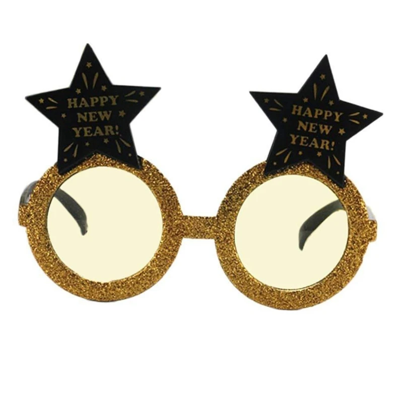Szczęśliwego nowego okulary Party Dress-up okulary dla dzieci chłopcy dziewczęta świąteczne Dropshipping