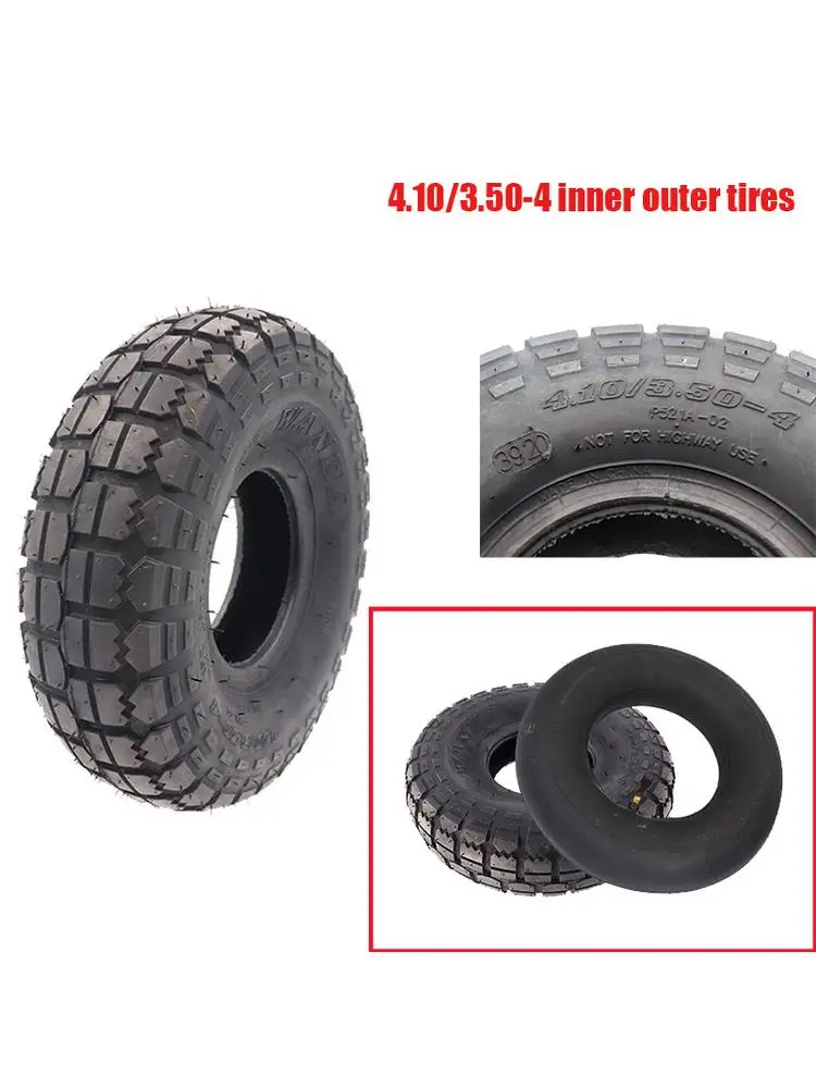 4.10/3.50-4 pneus 4.10-4 3.50-4 pneu et chambre à air pour Tricycle électrique, chariot, Scooter électrique, pièces de pneus de voiture d'entrepôt