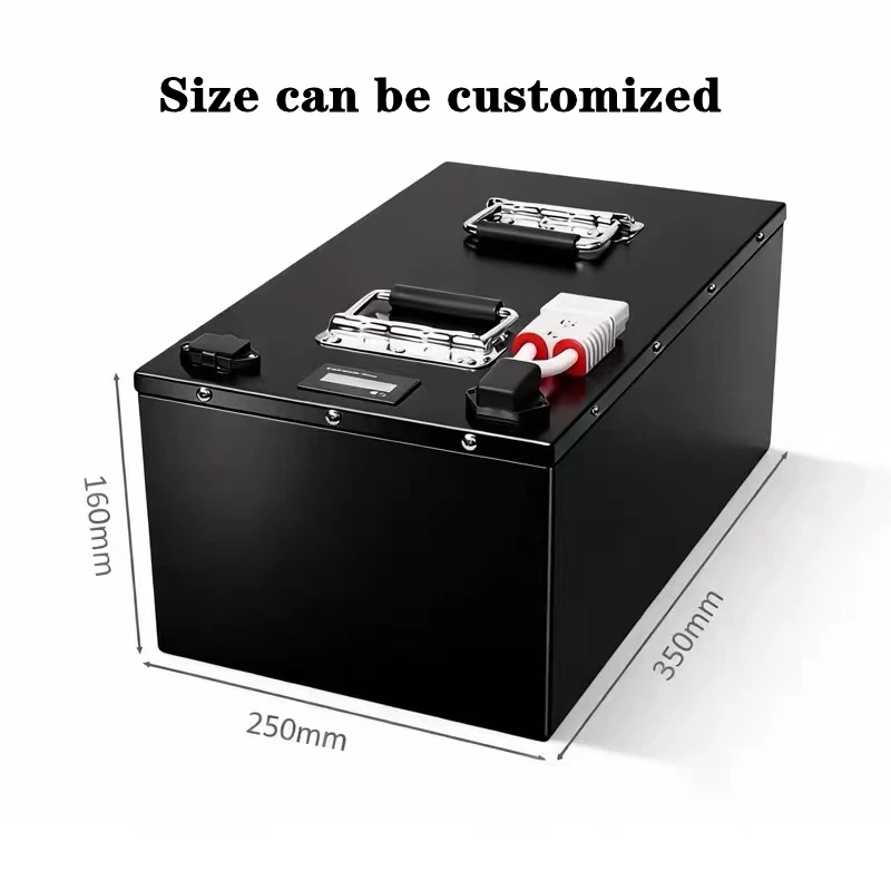 Lithium Power Battery 60V 80Ah~200Ah, 1KW-12KW Two-wheeled tricycle Replacement Battery for Golf Cart, Hybrid Car and Travel RV