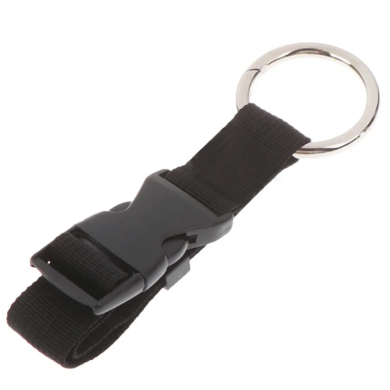 1Pc portatile in Nylon nero antifurto cinghie per bagagli valigia cinture supporto pinza aggiungi borsa Clip per borsa uso per trasportare strumenti