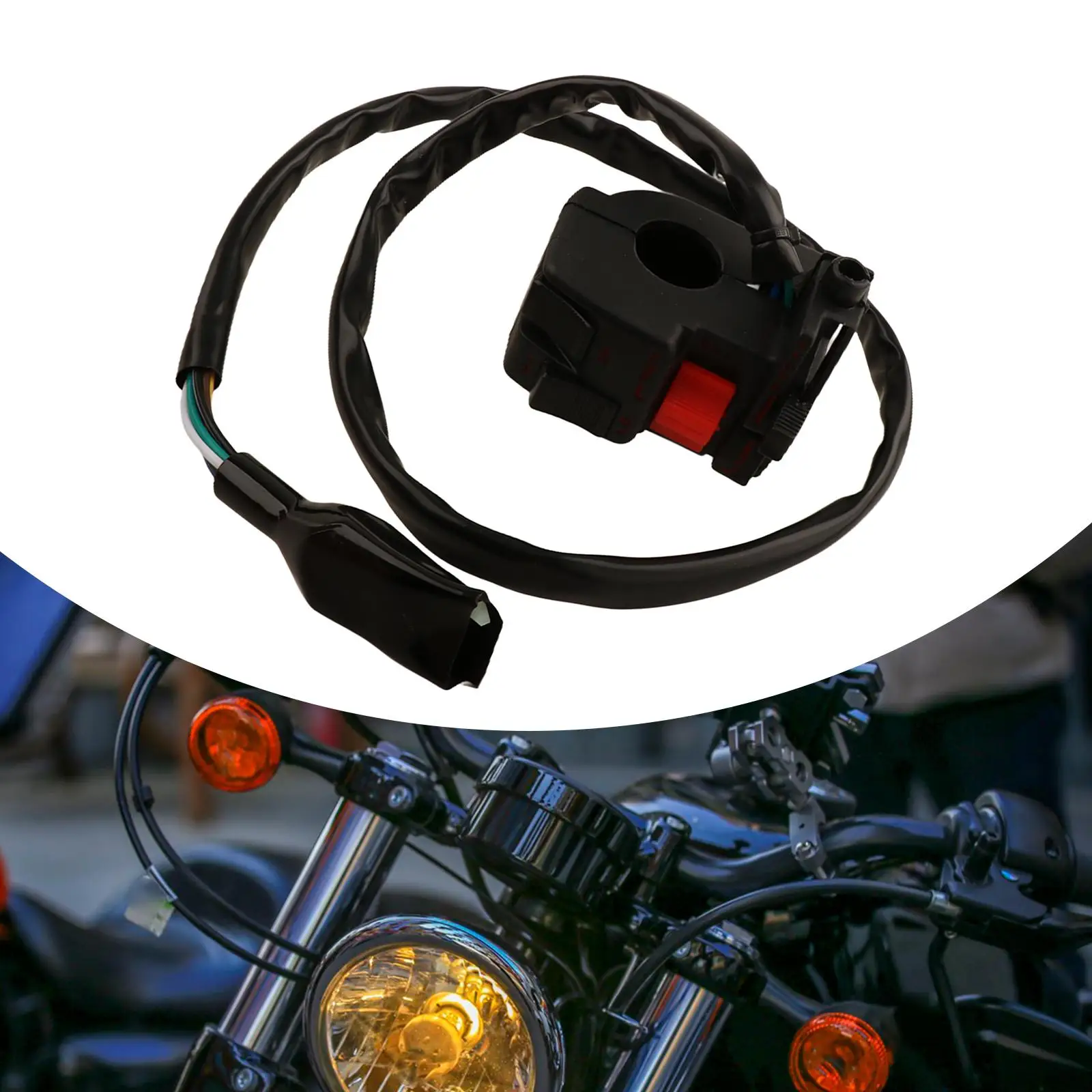 

35200-hao-681 Start Kill Lights Switch High Performance Motorcycle Accessories Repair Parts Easy Installation Replace