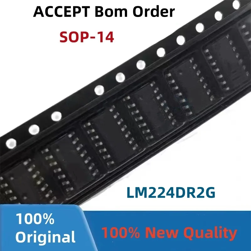 10PCS 100% New LM224DR2G LM239DR2G LM2901DR2G SOIC-14 Brand New Original Chips ic