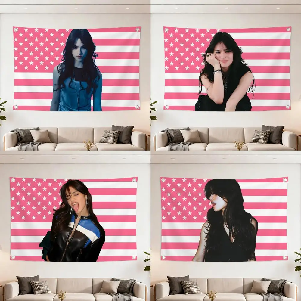 Singer Ari Abdul Flags Home Yard & Garden Decor Banner - Indoor Outdoor Wall Hanging Flag