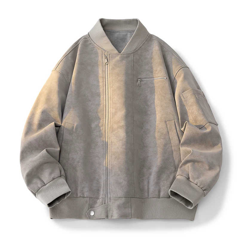 

Парки на молнии, модная повседневная кожаная куртка, дышащая удобная качественная мужская одежда, ветрозащитная Roupas Masculinas