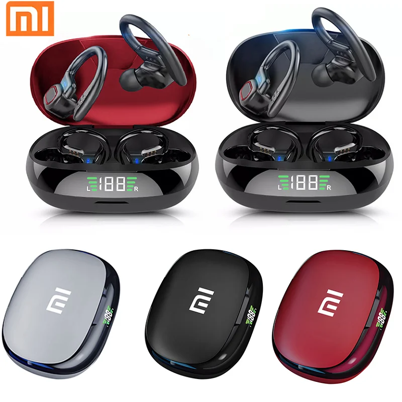 Xiaomi Headset Bluetooth TWS S730, earbud tanpa kabel kait, Headset olahraga HiFl Stereo tahan air dengan mikrofon