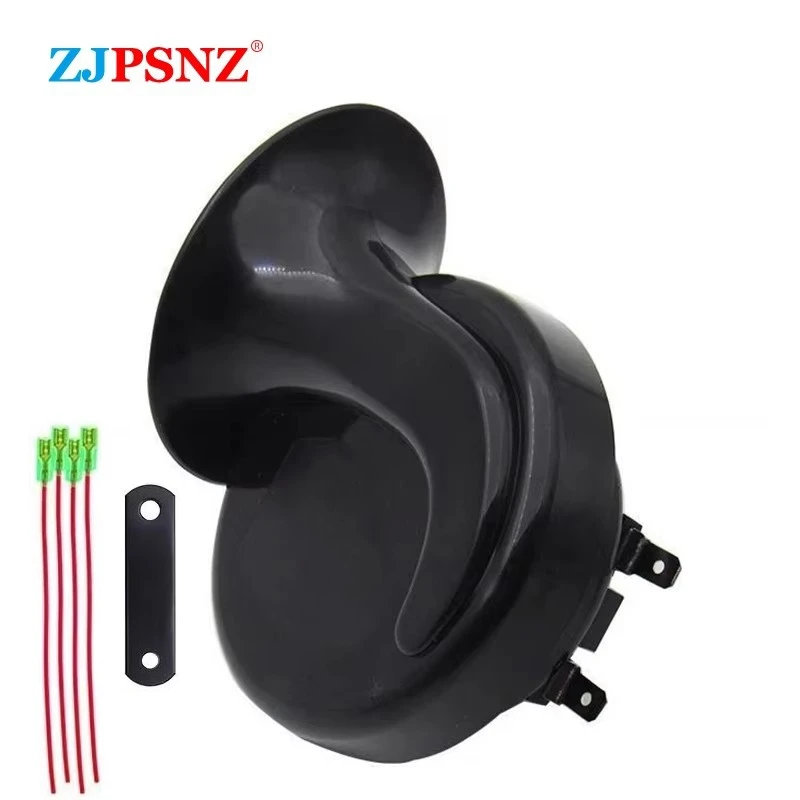 

Car Snail Horn 12V 48V 60V 72V 510Hz Electric Air Horn Motorcycle Scooter Truck e-Bike Waterproof Snail Horn Super Big Sound