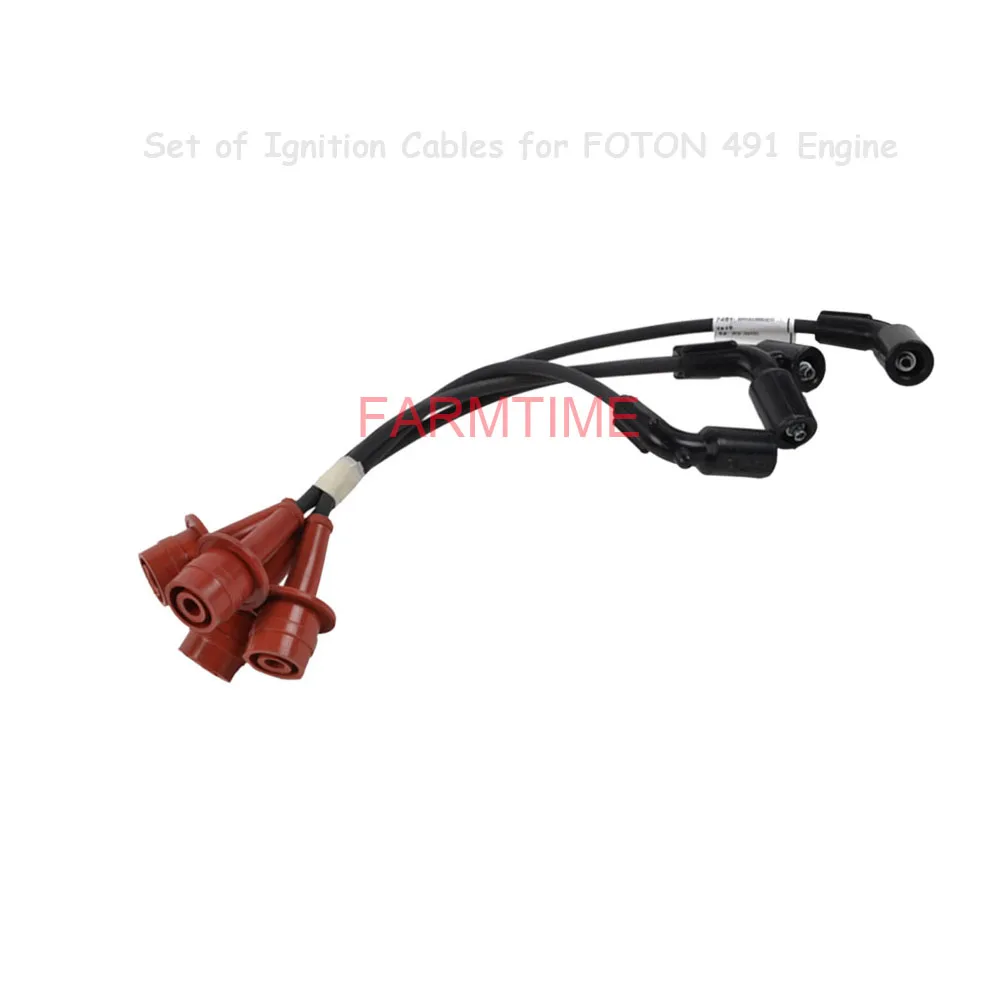 Set of Ignition Cables FE049165000050ZHA0757 for FOTON 491 Engine