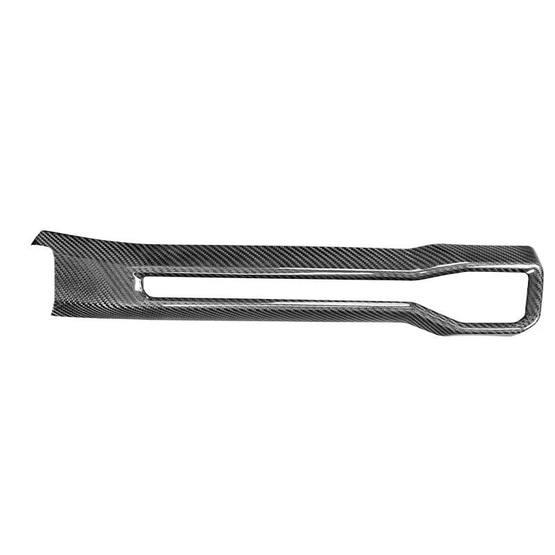 ShaSha Dry Real Carbon Fiber Car Passenger Dashboard Panel for Ford Mustang S650 GT 2024 Interior Accessories