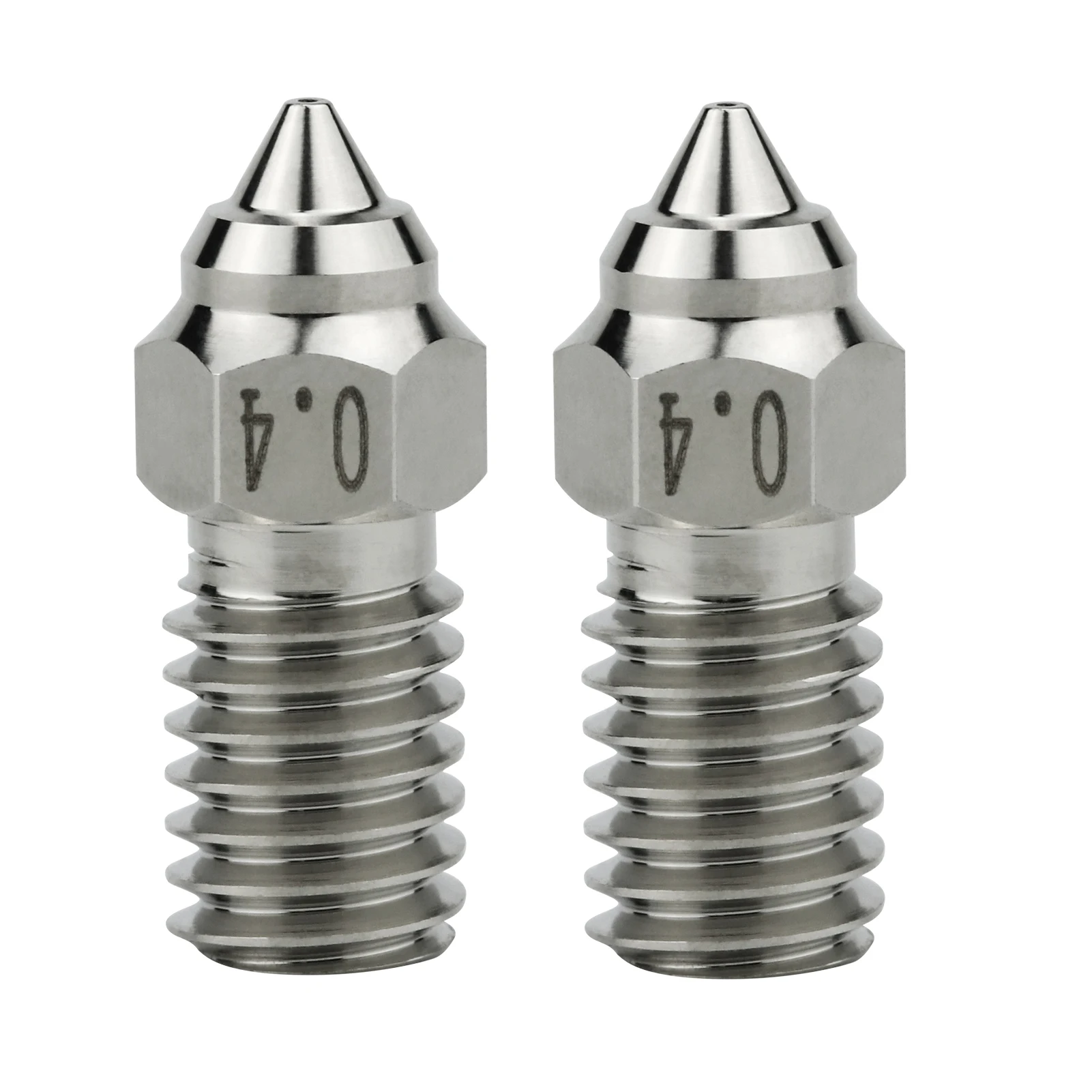 

2pcs Creality Spider Hotend High Speed Plated Copper 0.4/0.6mm Nozzle High Temperature, can use for Ender 7 3D Printer