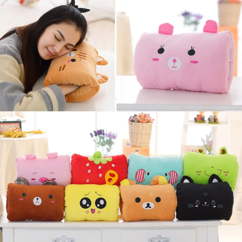 

Cartoon Cute Nap Pillow Warm Hand Cover Cylinder Cushion Hand Cover Pillow Hand Warmer Pillow Stuffed Toy Girl Boy Gifts