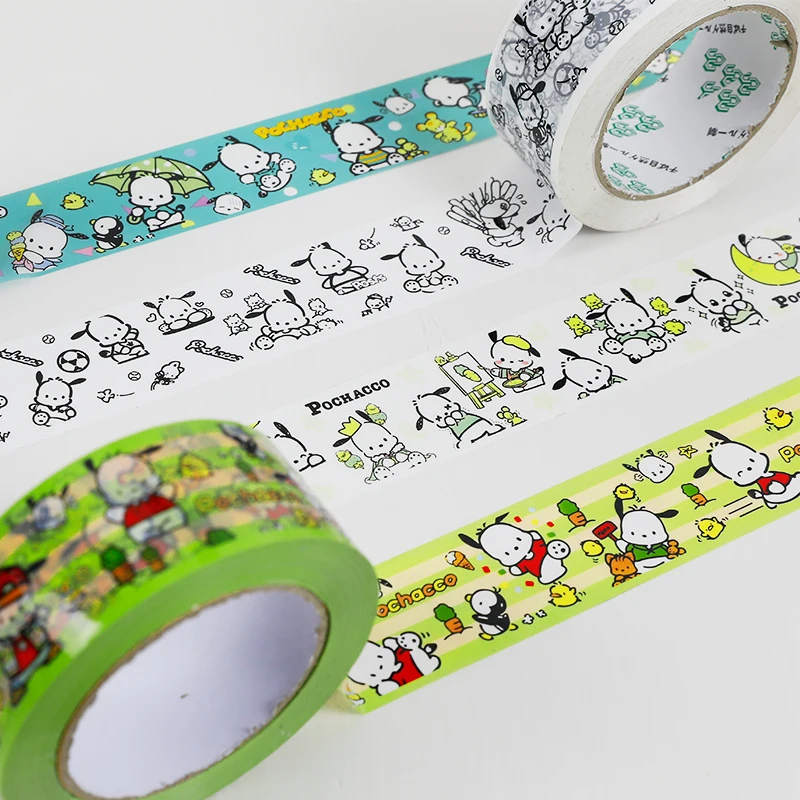 

Cartoon new style box sealing tape hand account printing small fresh cute Pacchard express packaging tape sealing paper