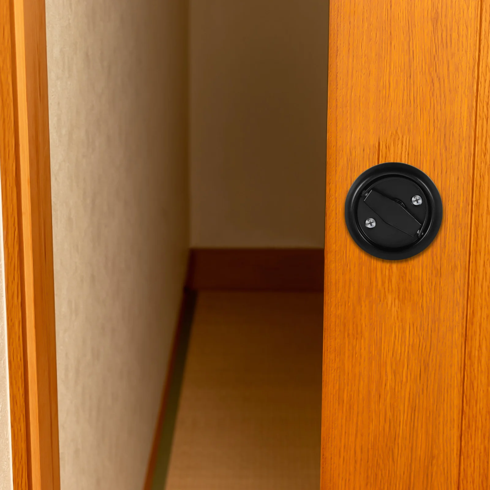 

Stainless Steel Hidden Recessed Concealed Sliding Barn Flush Cabinet Closet Round Grip Durable Waterproof Bathroom Use 304