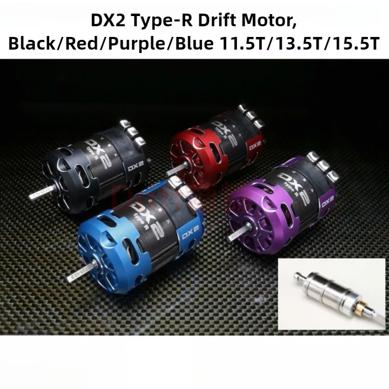 

DX2 Type-R Brushless Drift Motor Modified Parts 11.5/13.5/15.5T for 1/10 RC Drift Racing Road Vehicle Motor Upgrade Accessories
