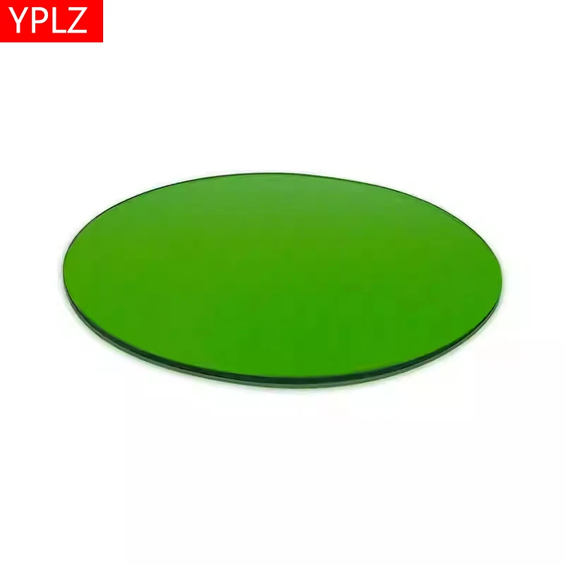 光学グリーンガラスフィルター カラー光学ガラス グリーン光透過 530nm吸収 グリーンカラーフィルター