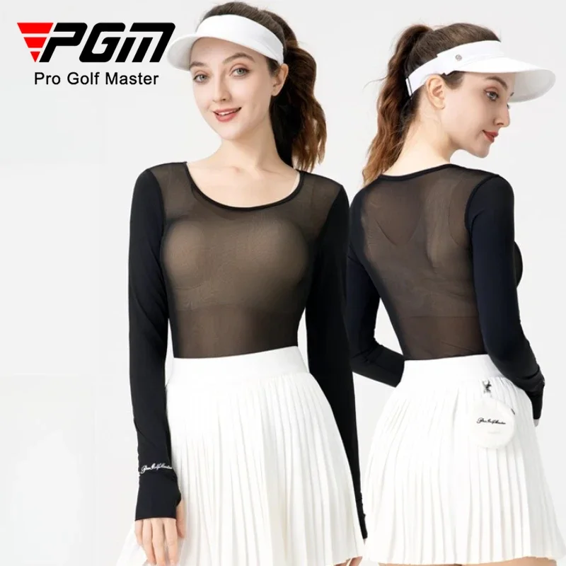 

Женское солнцезащитное пальто PGM из ледяного шелка с базовым слоем телесного цвета и дышащая летняя футболка с длинными рукавами YF799