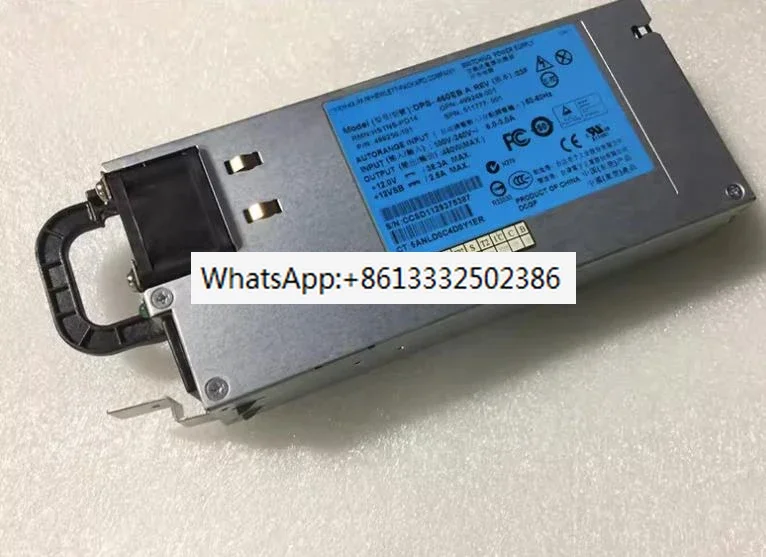 2pcs  DL360 DL380G6 G7 G8 460W Server Power 511777-001 499249-001