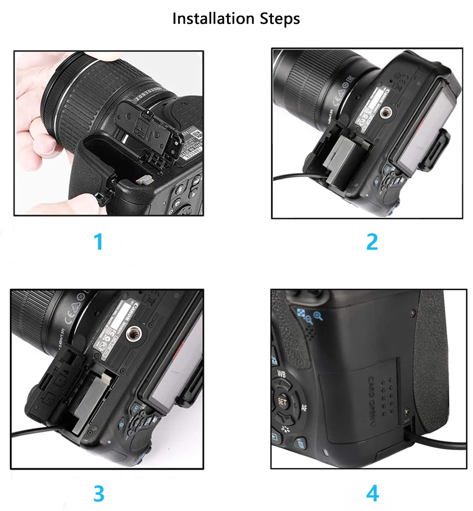 كابل بطارية دمي لكانون 1500d 1300d 1200d قبلة x50 x70 متمرد t3 t5 t6 eos 1500d eos 1200d