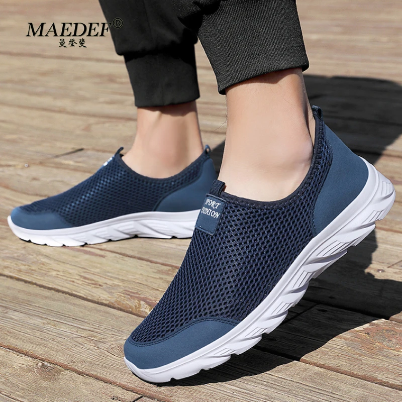 MAEDEF-Calçado Desportivo Casual de Homem, Ténis, Calçado Respirável, Calçado Preguiçoso, Verão, Exterior, Alta Qualidade, Venda Quente