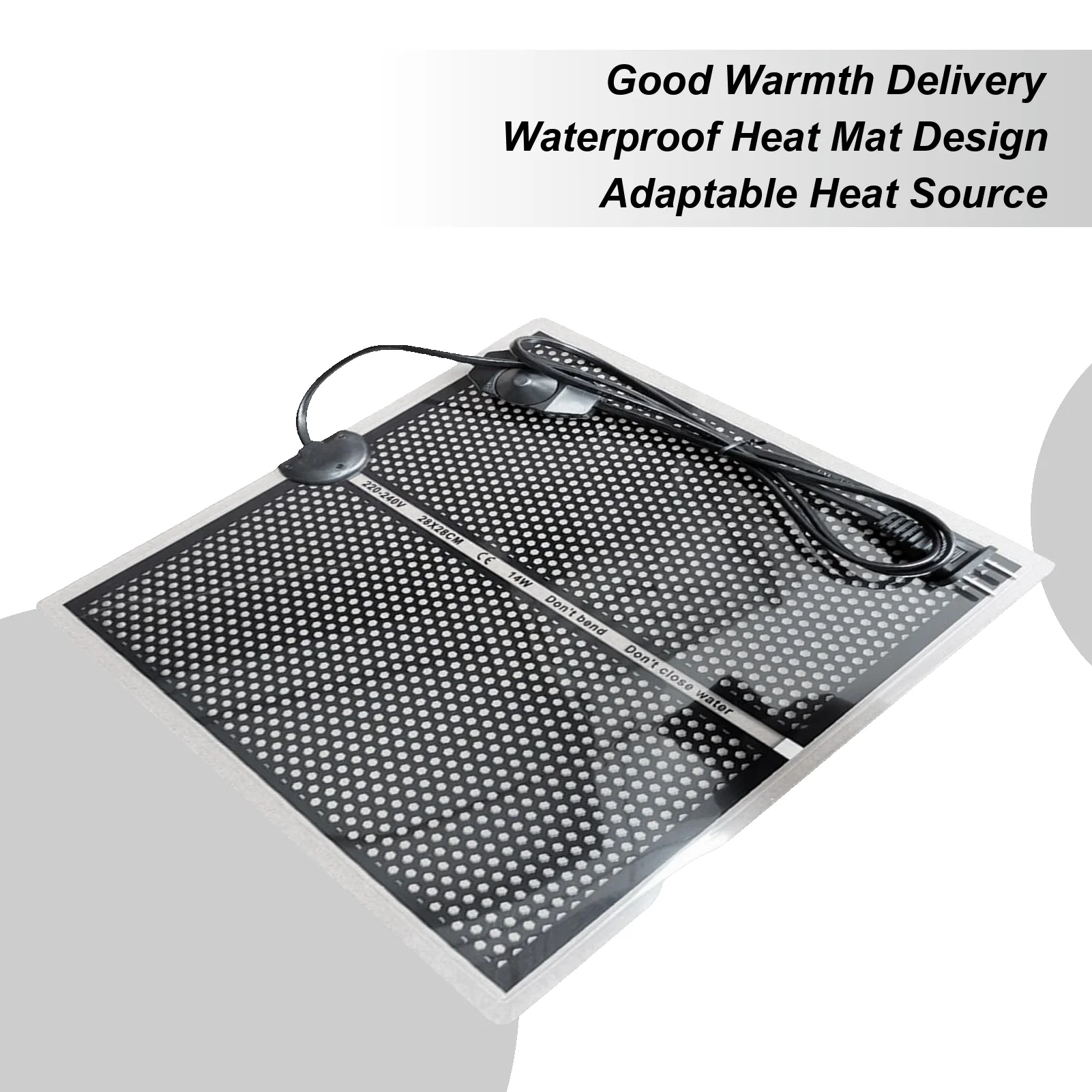 

5 Вт нагревательный коврик для рептилий, террариум, скалолазание, нагревательные подушечки для домашних животных, теплые подушечки, коврики с регулируемым контроллером температуры, принадлежности для рептилий