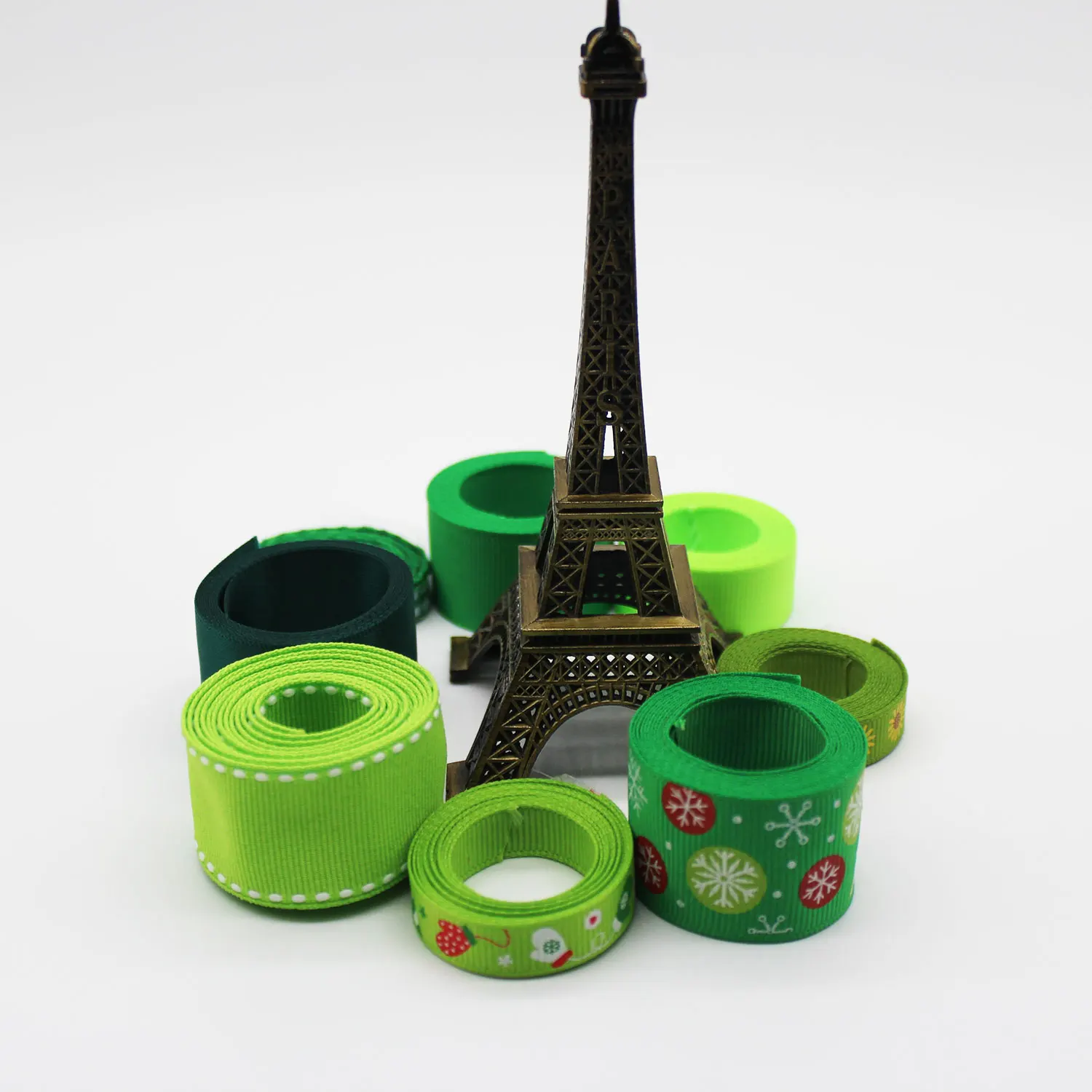 5 Meters Green Grosgrain Satin Velvet Ribbon Wedding Christmas Party Decoration Handmade Bow DIY 16 25 38 MM