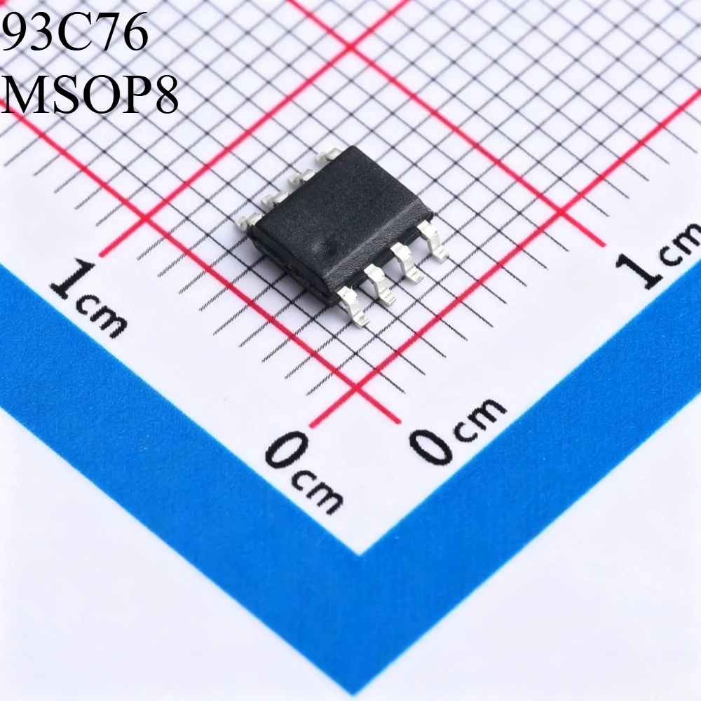 5pcs/Original 93C76 R76 C76 MSOP8 automotive instrument speed regulation memory chip
