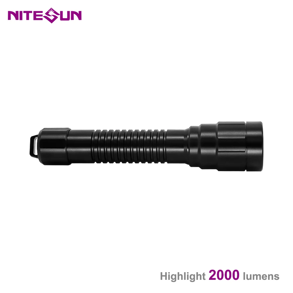 Imagem -04 - Nitesun Nd26 Handheld Mergulho Lanterna Sst40 Led 6500k 1500 Lumens Distância do Feixe 350m Mergulho Luz Lâmpada Submersível