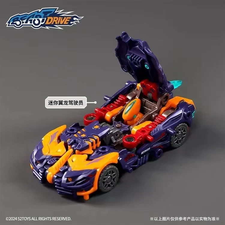 ในสต็อก Original 52 ของเล่น BEASTDRIVE BD-10 ไดรฟ์ PTERANO ประกอบหุ่นยนต์แปลง Pterosaur และรถแข่ง Action Figure ของเล่น