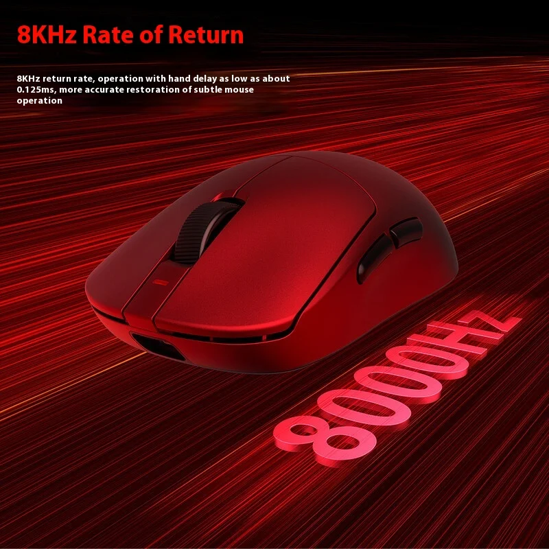 เมาส์ไร้สายอัลลา V9 เกมอีสปอร์ตเมาส์คอมพิวเตอร์บลูทูธน้ำหนักเบาโดยเฉพาะสำหรับของขวัญเกมเมอร์การสอบจำลองครั้งที่สาม