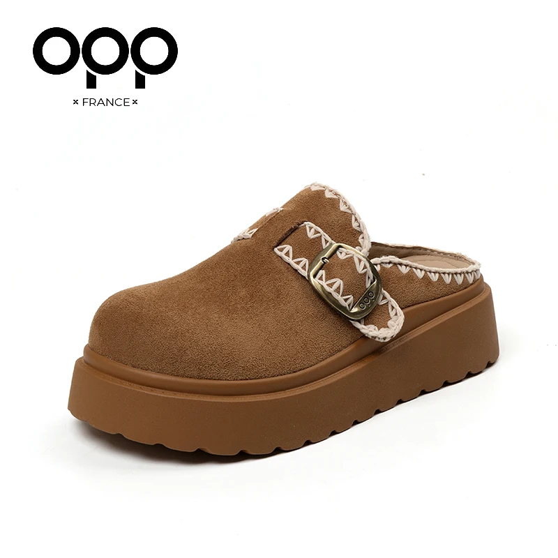 OPP Women autumn slip on Shoes High-end Casual Fashion boots Girl Luxury Designer boat Shoes Light
