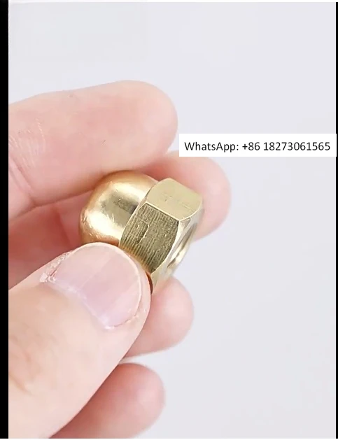 

Pure copper cap nut for home decoration, copper cap female M3M4, starting from 100 pieces