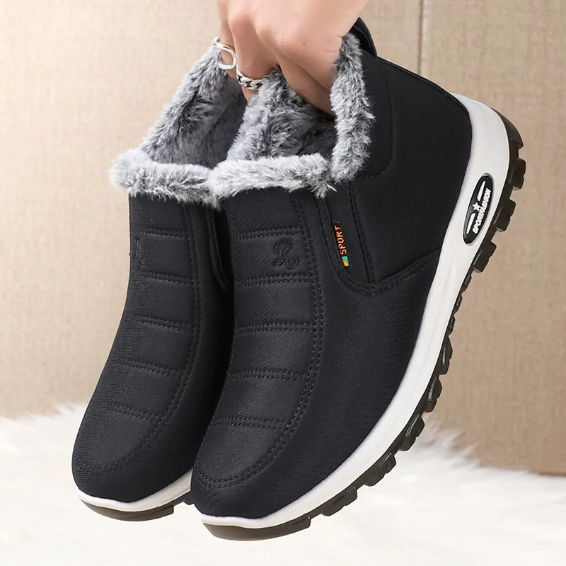 

Cotton shoes men's 2025 winter men's cotton shoes thick soled anti slip breathable casual sports shoes