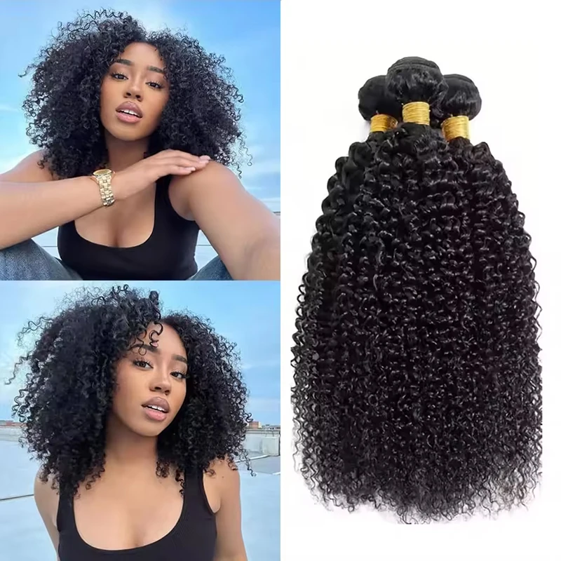 8-32-inch-kinky-curly-bundles-human-hair-1-3-4-bundles-human-hair-1b-color-burmese-virgin-weave-bundles-hair-extensions