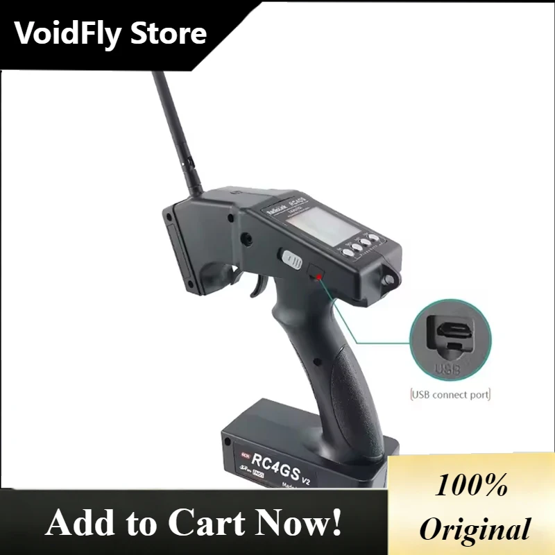 VoidFly RadioLink RC4GS V3 Remote Controller Transmitter 400 Meters Control Distance Gyro Integrated For RC Car Sailboats RC Cra