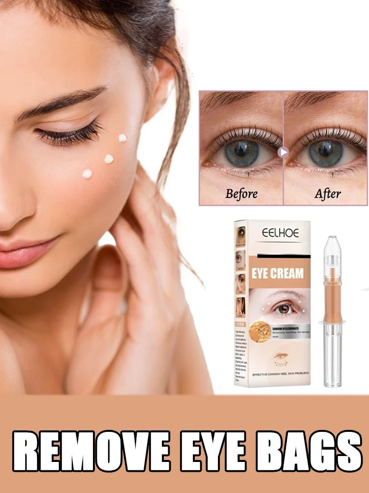 

Instant Eye Bag Removal Cream Collagen Anti-Wrinkle Fade Fine Lines Firming Skin Anti Dark Circle Puffiness Brighten Eye Care