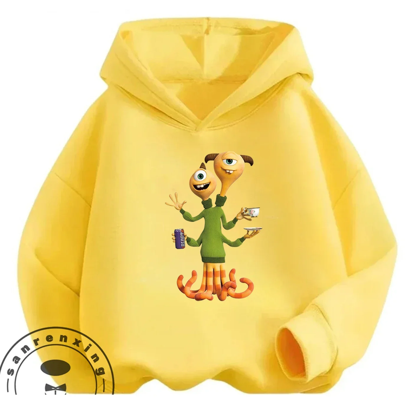 

Winter Fun Monsters Inc Graphic Hoodie For Kids 3-14 Years Boys Girls Street Style