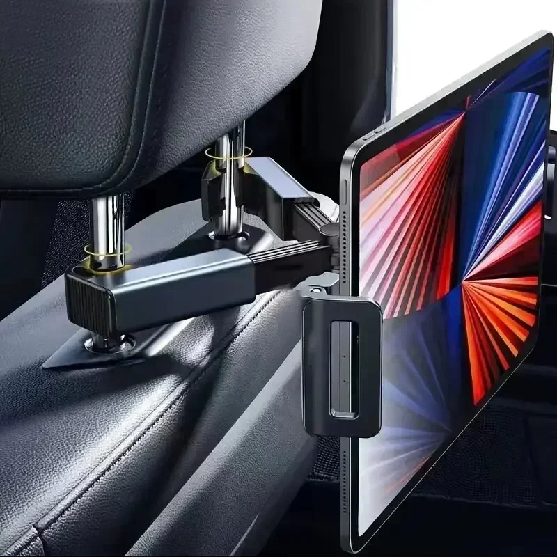 Suporte universal para encosto de cabeça de carro, suporte para carro compatível com road travel Essentials para telefones de 4,5-6 polegadas e tablet